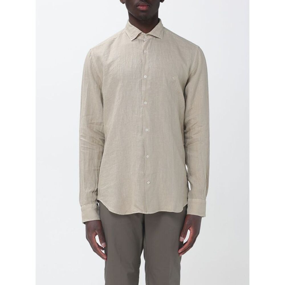 Brooksfield Shirt Men Kaki
